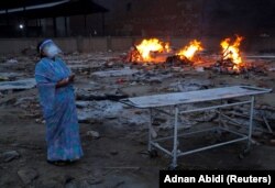 ინდოეთი, ნიუ - დელი, კრემატორიუმი 5 მაისი 2021 წელი