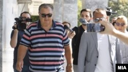 Siljan Micevski ispred Tužilaštva za organizovani kriminal i korupciju u Skoplju