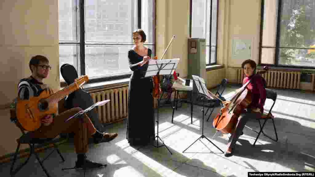 Репетиція в одному з павільйонів ВДНГ