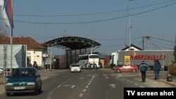 Granični prelaz između BiH i Hrvatske preko Save kod Slavonskog Broda.