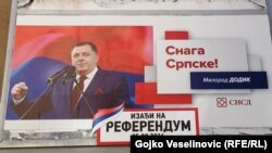 Predizborni bilbordi za referendum u RS odražan 25. septembra 2016. 