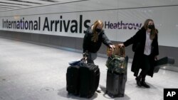 Aerodrom u Londonu, januar 2021. 