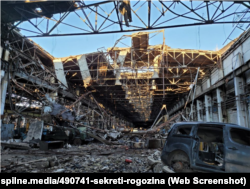 Цеха завода "Азовмаш" в Мариуполе, разрушеные российской армией, 2023 год