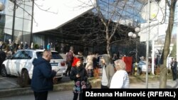 Nakon potresa mnogi građani Sarajeva izašli su iz objekata