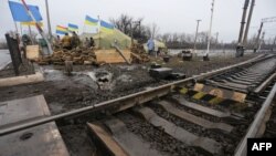 Блокада железной дороги на Донбасс, 23 февраля 2017 г.