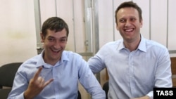 Братья Навальные в Замоскворецком суде Москвы