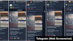 Objave na Telegramu prikazuju poruke poput "Kosovo je Srbija", "Srbija i Rusija su braća" i "Nema predaje".