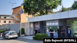 Ulaz u zgradu Suda i Tužilaštva BiH, 15. juli 2021.