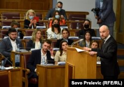 Poslanik Evropskog parlamenta Vladimir Bilčik Podgorica, 4. november, 2021.