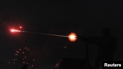 Робота ППО на Київщині, 18 травня 2025 року