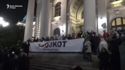 Šezdeseti opozicioni protest u Beogradu Šezdeseti opozicioni protest u Beogradu