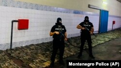 Fotografija od 27. avgusta crnogorske policije nakon zapljene više od jedne tone kokaina u selu Majonovići