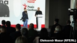 Воєнний кореспондент Радіо Свобода Мар'ян Кушнір та фотокореспондент Сергій Нужненко