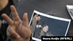 Sa mitinga podrške haškom optuženiku Ratku Mladiću, Beograd 29. maj 2011.