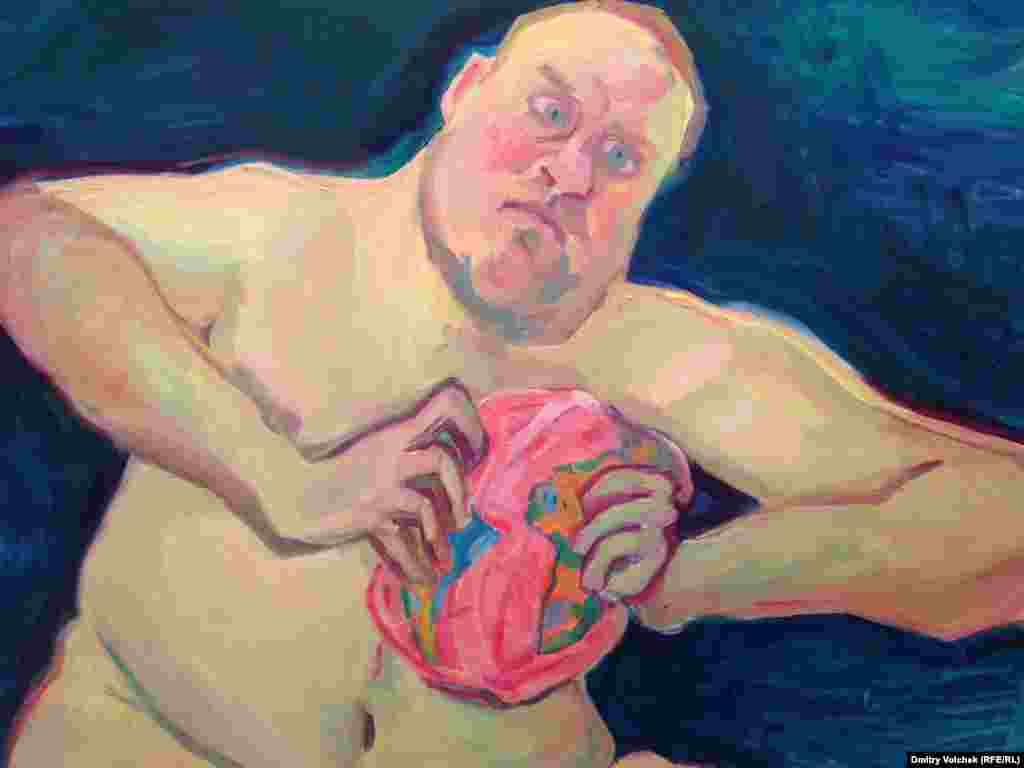 Австрийская художница Мария Лассниг (1919-2014) умерла в мае. Ее зал – один из лучших на "Манифесте". 