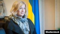 Перший заступник голови Верховної Ради, представник України в гуманітарній підгрупі Тристоронньої контактної групи Ірина Геращенко