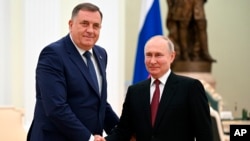 Milorad Dodik i Vladimir Putin, septembar 2024.