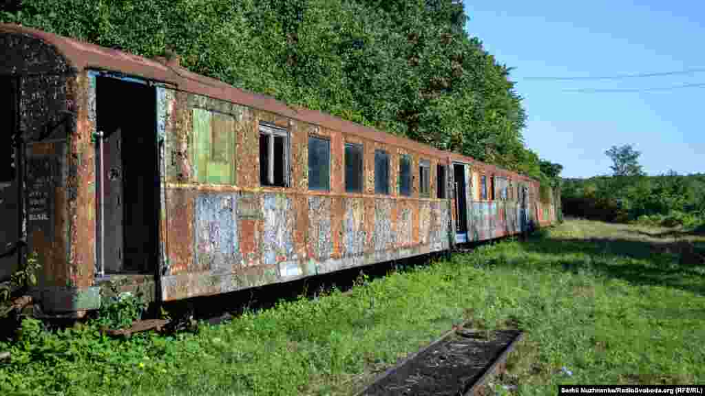 Старі польські вагони «Pafawag» 1960 року на станції «Хмільник», які до 2010 року ще «бігали» коліями, зараз нищить природа та людська бездіяльність