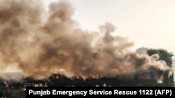 د پنجاب رحیم یار کې په ۲۰۱۹ز کال کې په اورګاډي کې د اور لګېدو یو منظر. د ۲۰۱۹ز کال د اکتوبر ۳۱مې انځور