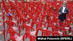 Sarajevska crvena linija, 20. godišnjica opsade, 6.4.2012.