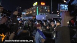 Бійка з міліцією на майдані Незалежності у Києві