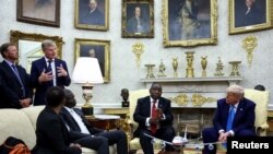 Встреча Дональда Трампа с президентом ЮАР Сирилой Рамафосой