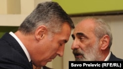 Milo Đukanović i Veselin Barović (foto-arhiv)