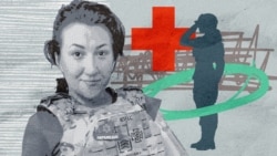 Боевой медик ВСУ, крымчанка Кристина Крис. Коллаж
