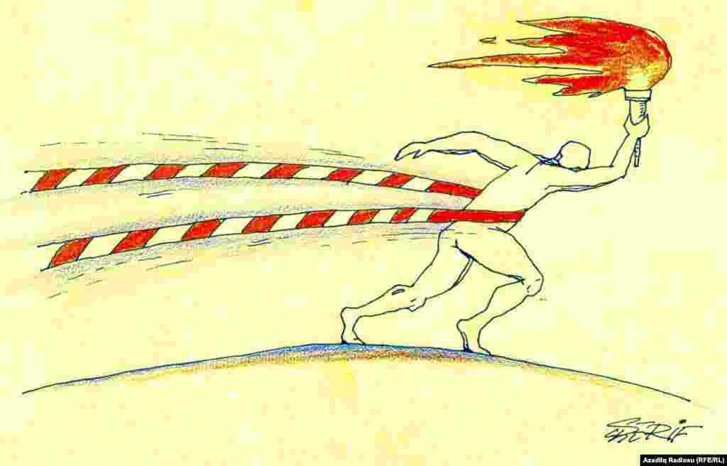 «Свобода», азербайджанський карикатурист Рашид Шеріф