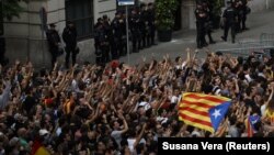 Demonstracije za nezavisnu Kataloniju u Barseloni, 3. oktobar 2017.
