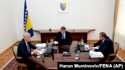 Šefik Džaferović, Željko Komšić i Milorad Dodik