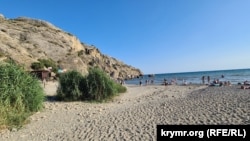 Высохшее устье реки Суук-Су, июль 2025 года