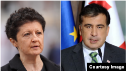 თეა წულუკიანი და მიხეილ სააკაშვილი