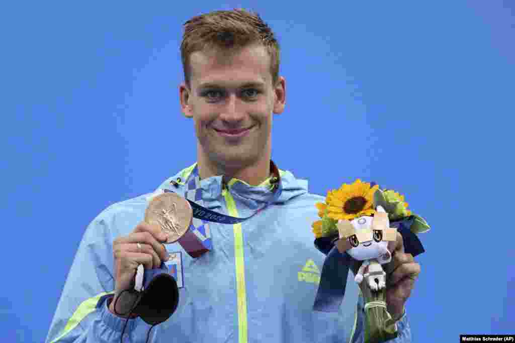 Четверта медаль збірної України на Олімпійських іграх у Токіо. Плавець Михайло Романчук здобув «бронзу», 29 липня. НА ЦЮ Ж ТЕМУ