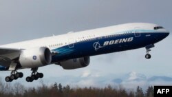 Самолет производства компании Boeing