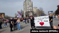 Atmosfera na ulicama Beograda uoči protesta