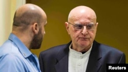 Ljubiša Beara u sudnici Haškog tribunala