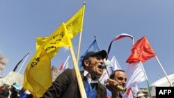 Sa jednog od radničkih protesta u Srbiji, foto iz arhive