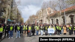 Protest u Beogradu, 7. april 2025.