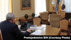 Predsjedavajući Predsjedništva Bosne i Hercegovine Šefik Džaferović razgovarao je video linkom sa ambasadorima EU 