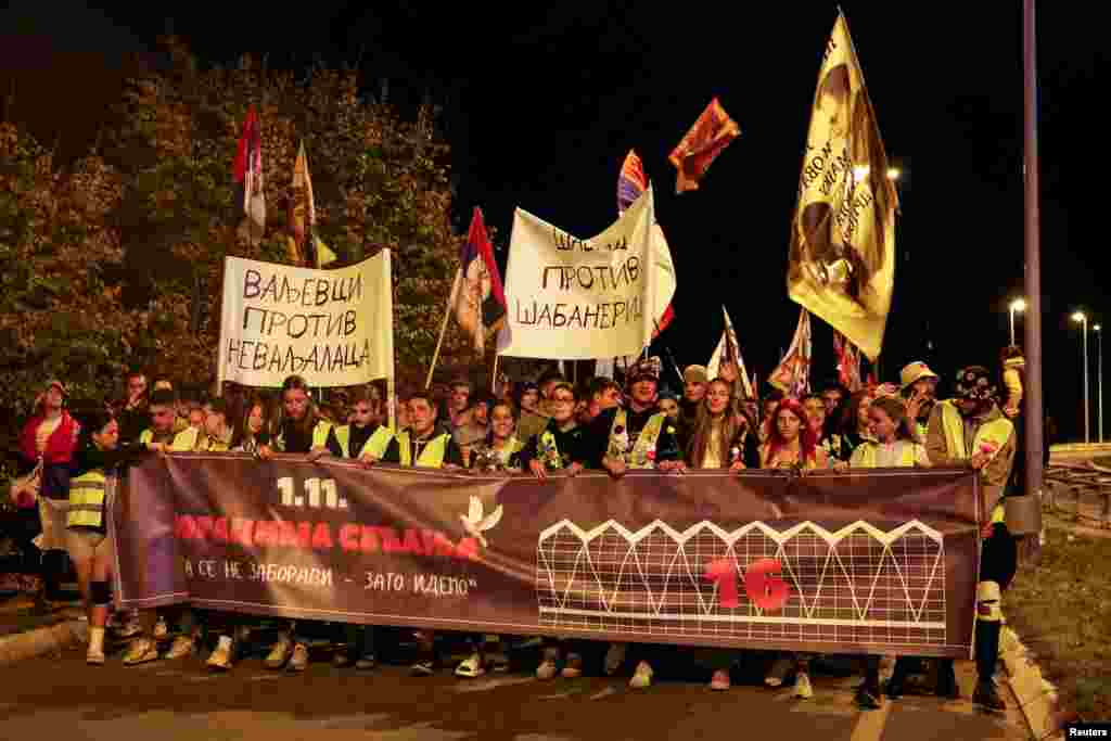Dolazak studenata iz zapadne Srbije u Novi Sad, 31. oktobar 2025.
