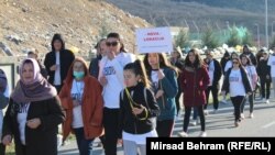 Mještani naselja Bijelo Polje i Vrapčići u protestnoj šetnji 15. februara