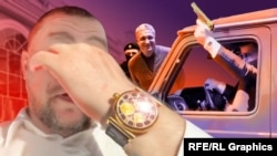 Колаж: годинник Адама Кадирова та Апті Алаудінова