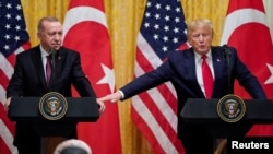 Erdogan i američki predsjednik Donald Trump u Washingtonu, novembar 2019.