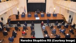 Sjednica Skupštine RS u Banskom dvoru, 28. mart 2020.
