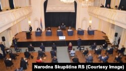 Sjednica Skupštine RS u Banskom dvoru, 28. mart 2020.
