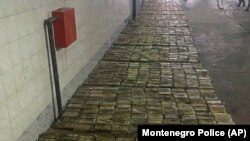 Kokain koji je bio sakriven u pošiljci banana. Policija Crne Gore otkrila je u avgustu 1.250 paketa kokaina u selu Mojanovići, u blizini glavnog grada Podgorice.