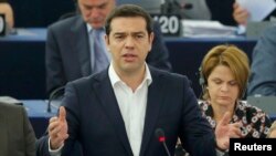 Aleksis Cipras u Evropskom parlamentu