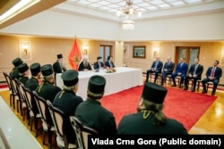 Sa potpisivanja Temeljnog ugovora između Vlade Crne Gore i SPC, avgust 2022.