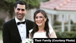 سیاوش غفوری آذر و همسرش سارا